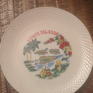 Virgin Islands Souvenir Plate